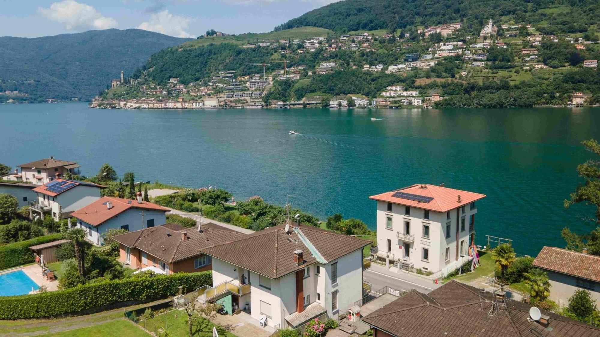 Villa Patria B&B Brusino Arsizio Exterior foto