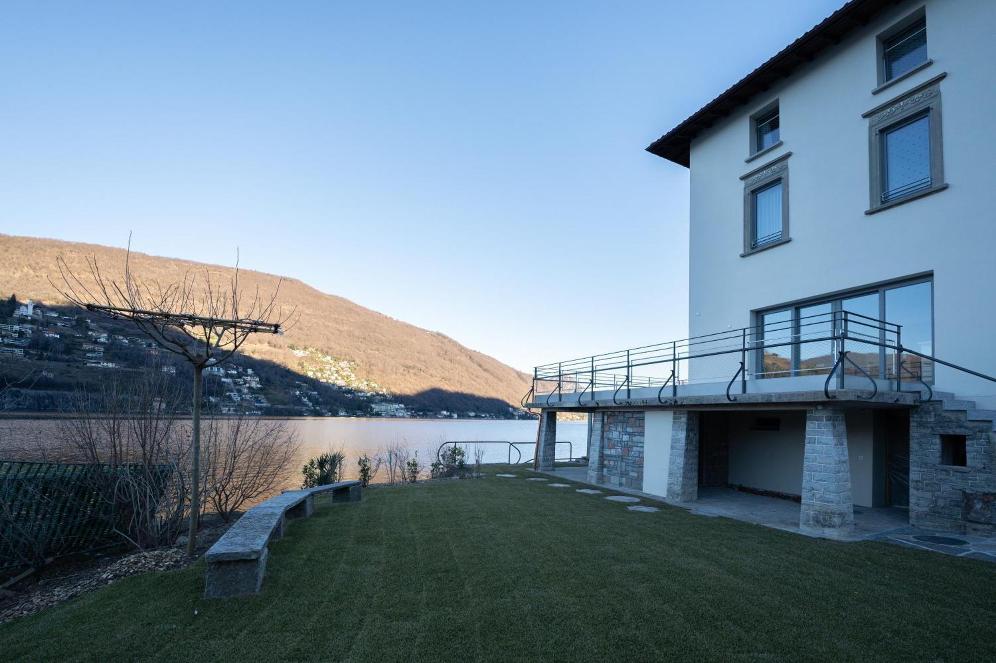Villa Patria B&B Brusino Arsizio Exterior foto
